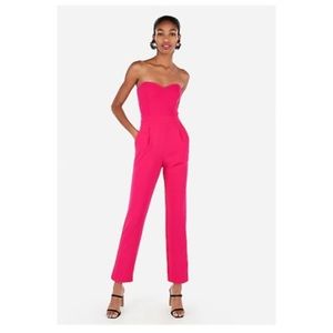 Express Bright Pink Jumpsuit